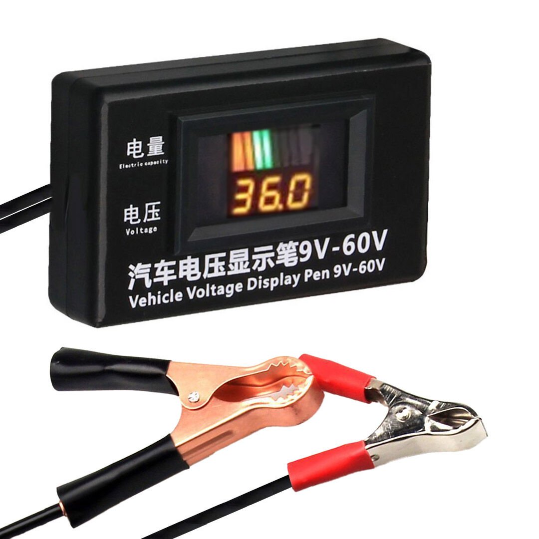 9-60V OTOMOTİV LCD DİJİTAL DEVRE TEST CİHAZI GERİLİM ÖLÇER (4944)