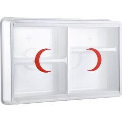 PLASTİK ECZA DOLABI 35x50x10cm (4944)