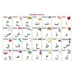 100x150 cm Statik Kağıt Elif-Ba Öğrenme Tahtası (4944)