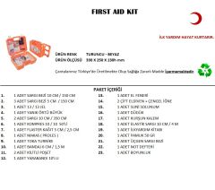 Büyük Boy İlk Yardım Seti First Aid Kit (4944)