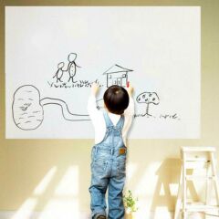Silinebilir Kalemli Sticker  Duvara Yapışabilen Yazı Tahtası 60x200 cm (4944)