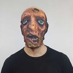 Kafaya Tam Geçmeli Bez Zombie Maskesi - Streç Korku Maskesi - 3D Baskılı Maske Model 8