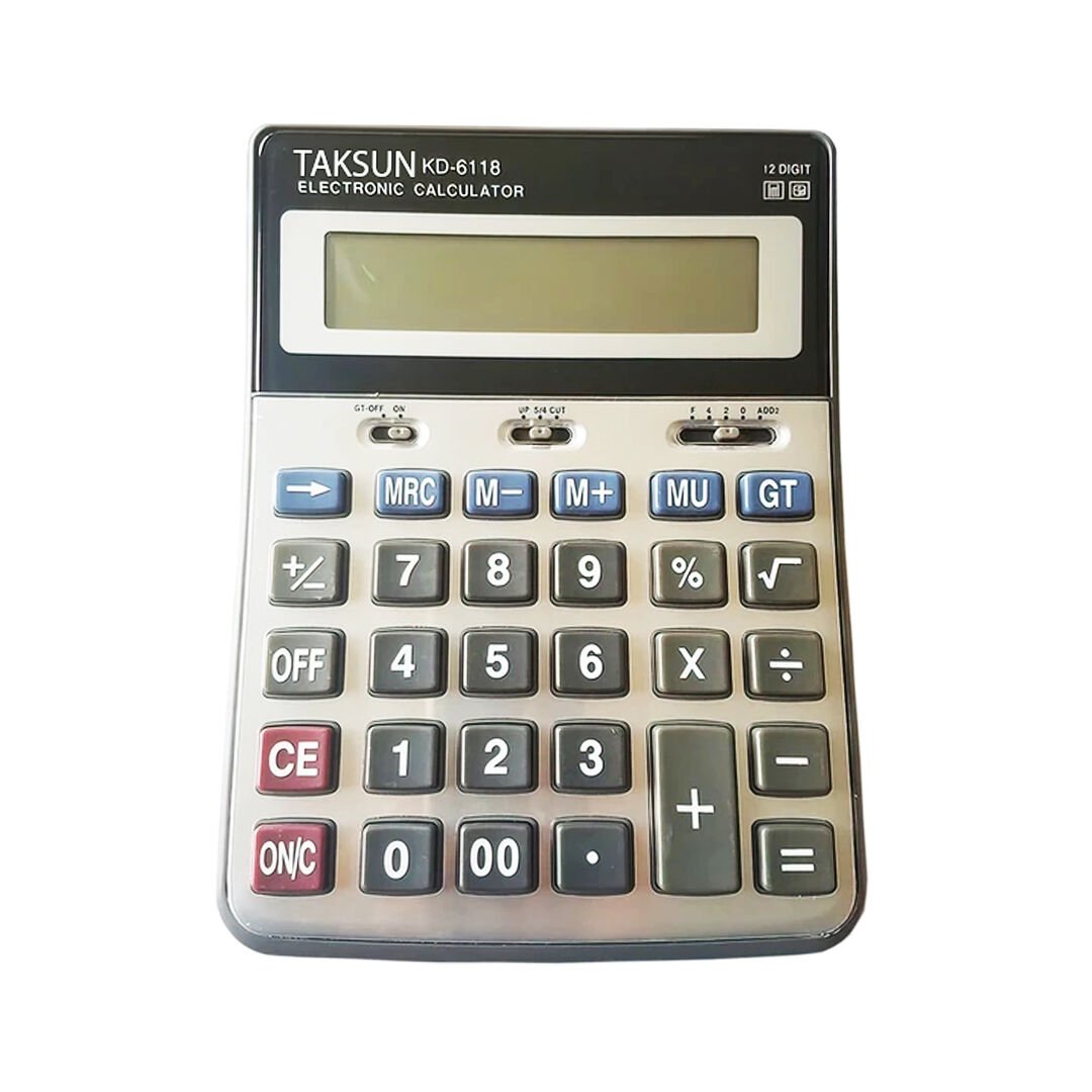 12 HANELİ HESAP MAKİNESİ TS-6118 (4944)