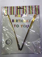 Happy Birthday To You Flama Bayrak Süs (4944)