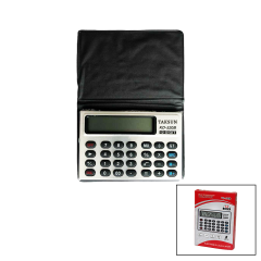 12 HANELİ MİNİ CEP - KILIFLI HESAP MAKİNESİ6.6X1.9X9.3CM TS-520B (4944)