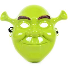 Yeşil Shrek Maskesi 21x25 cm (4944)