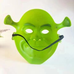 Yeşil Shrek Maskesi 21x25 cm (4944)