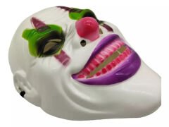 Delirten Gülüş Psikopat Palyaço Temalı Joker Maskesi (4944)