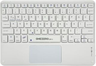 R15K Beyaz Bluetooth Touchoad Klavye