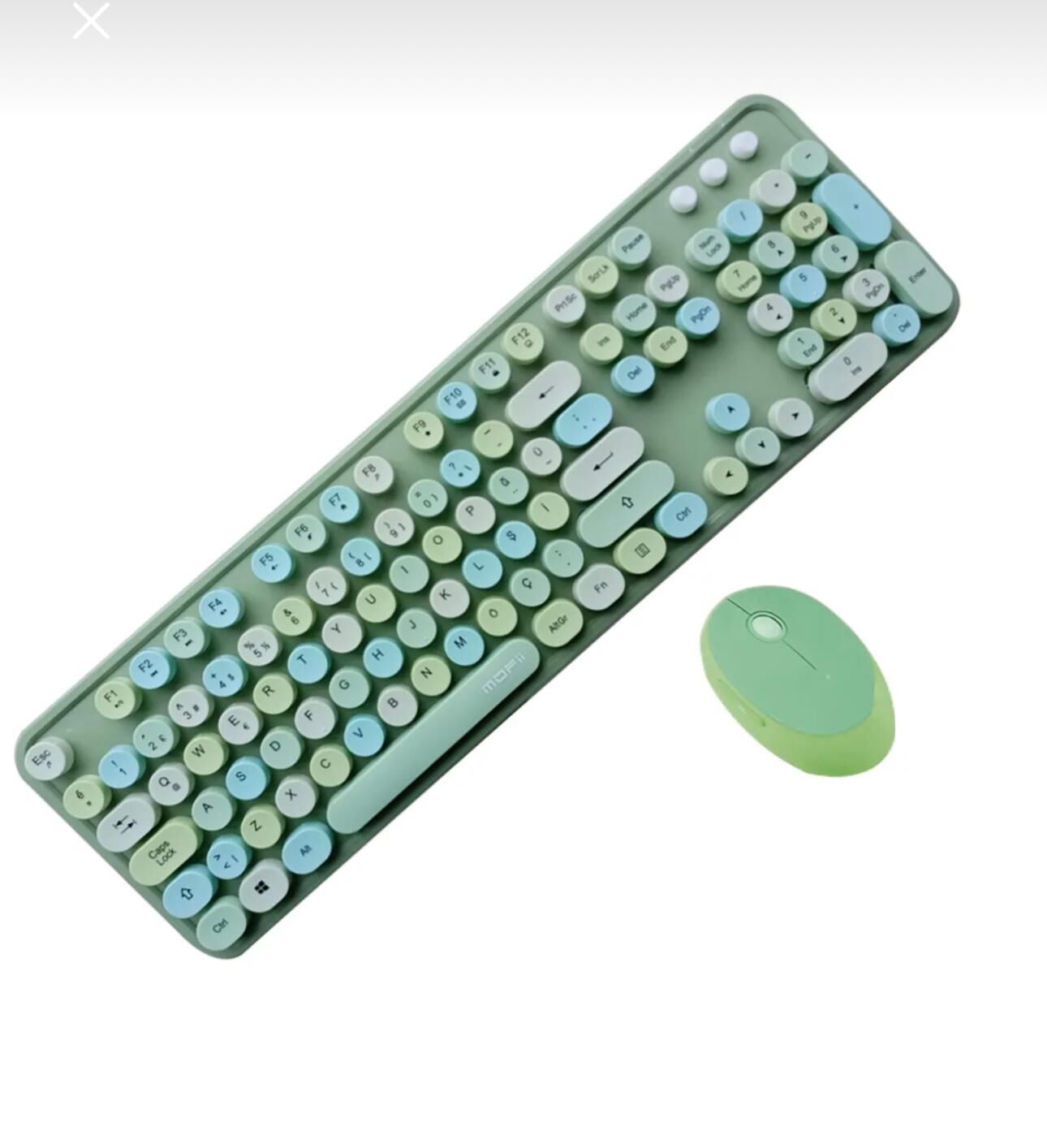 Tr Mofii Sweet Yeşil Klavye Mause Set