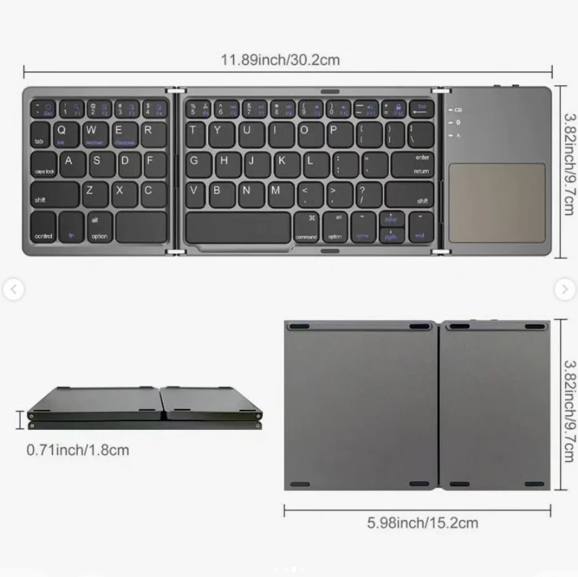 ZR443 B033 Katlanabilir Klavye