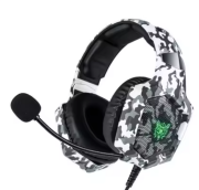 Beyaz K8 Kamuflaj Kulaklık