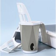 Kullanışlı Elekli Kedi Kum Küreği - Hijyenik Poşetli Tasarım