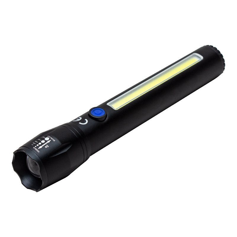 ŞARJ EDİLEBİLİR ZOOMLU COB LED EL FENERİ (4944)