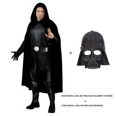 Star Wars Luke Skywalker Pelerini Yetişkin Ve Maskesi (4944)