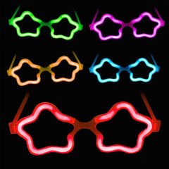 Yıldız Glow Gözlük - Yıldız Şekilli Glow Stick Gözlüğü - Glow Partisi Gözlük 12 Adet (4944)