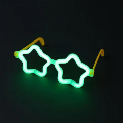 Yıldız Glow Gözlük - Yıldız Şekilli Glow Stick Gözlüğü - Glow Partisi Gözlük 12 Adet (4944)