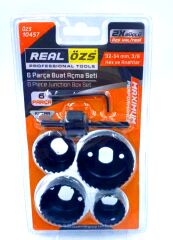 6 PARÇA  BUAT AÇMA PANÇ SETİ 38-54MM- 3/8 HEX - ANAHTAR (4944)