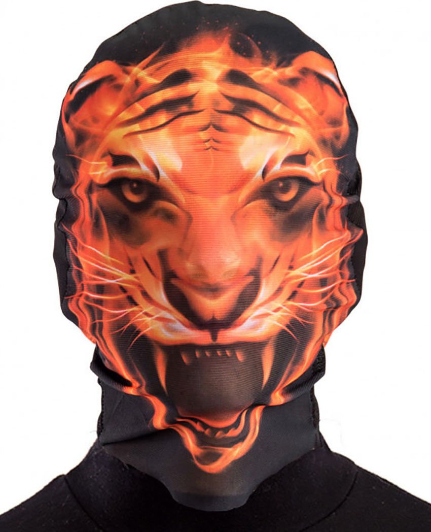 Kafaya Tam Geçmeli Kaplan Maskesi - Streç Kaplan Maskesi Model 10