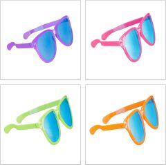 Büyük Parti Gözlüğü Rengarenk 12 Adet 27x9 cm (4944)