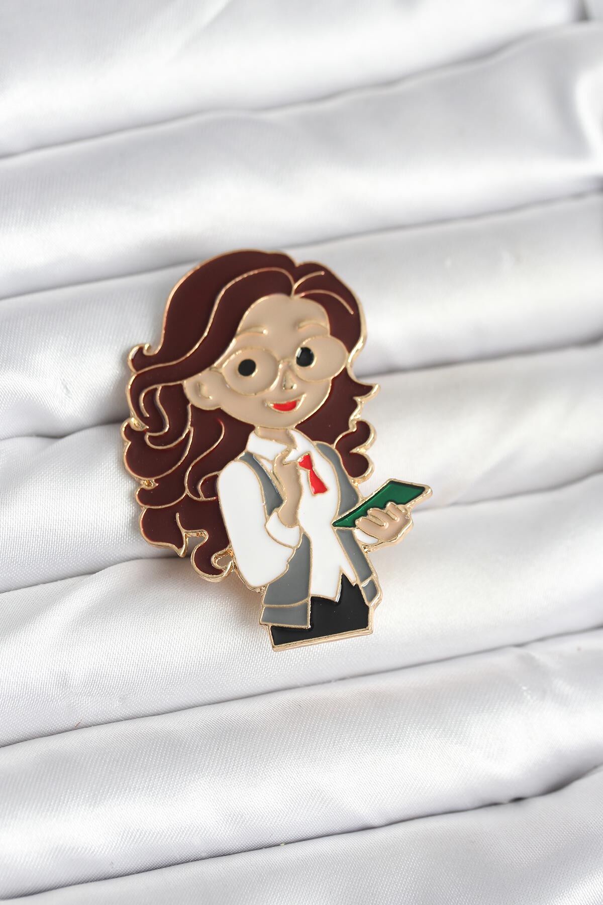 Öğretmen Figür Broş - TJ-BR466