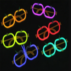 Glow Stick Elma Gözlük - Glow Partisi Gözlüğü - Glow Stick Gözlük 12 Adet (4944)