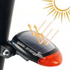 LED Güneş Enerjisi ile Şarj Edilebilir Bisiklet Kuyruk Lambası Solar Bisiklet Lambası (4944)