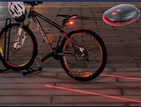Lazer Güvenlik Şeritli Bisiklet Stop Lambası (4944)
