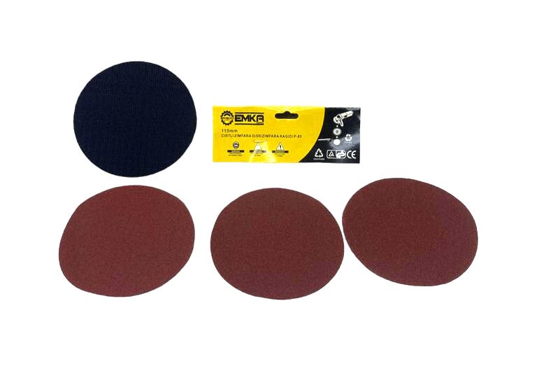 CIRTLI DİSK ZIMPARA 115MM YEDEKLİ (4944)