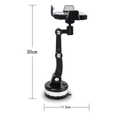 Jel Vantuzlu Cama Takılabilen Güçlü 360 Derece Dönebilen Ayarlanabilir Araç Içi Vantuzlu Telefon Tutucu (4944)