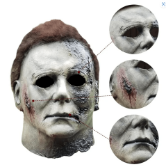 Michael Myers Lateks Maske - Michael Myers Et Maske Kafaya Tam Geçmeli (4944)