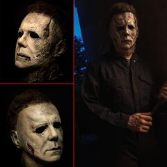 Michael Myers Lateks Maske - Michael Myers Et Maske Kafaya Tam Geçmeli (4944)