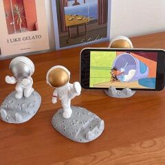 Mini Astronot Model Telefon ve Tablet Tutucu Standı (4944)