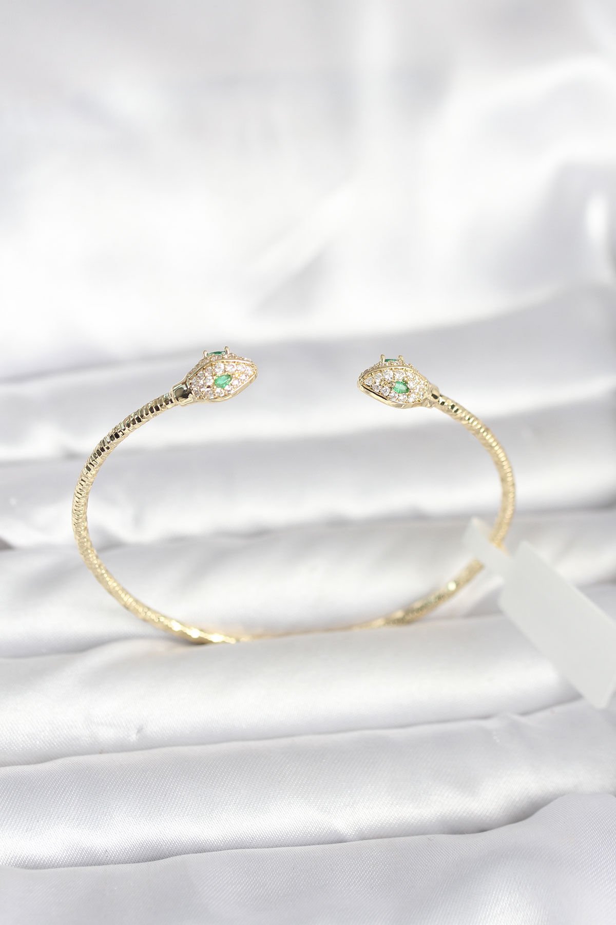 Pirinç Gold Renk Yılan Model Bileklik - TJ-BB8088