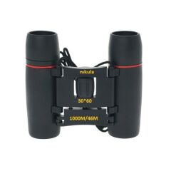 30X60 Cepte Taşımalı Kauçuk Kaplamalı Mini Dürbün Siyah