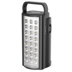 USB Şarj Çıkışlı 24 LED 80 Saat Akülü Şarjlı Işıldak (4944)