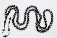 Oltu Taşı ESMAÜL HÜSNA  Arapça El İşçiliği  Namaz Tespihi