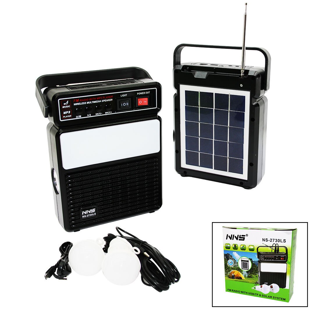 3IN1 - SOLAR2İN1 DİK MODEL EL FENERİ - RADYO - MP3BLUETOOTH - USB/ TF PORT - 2 PARÇA  AMPUL KABLOLU - POWERBANK (4944)