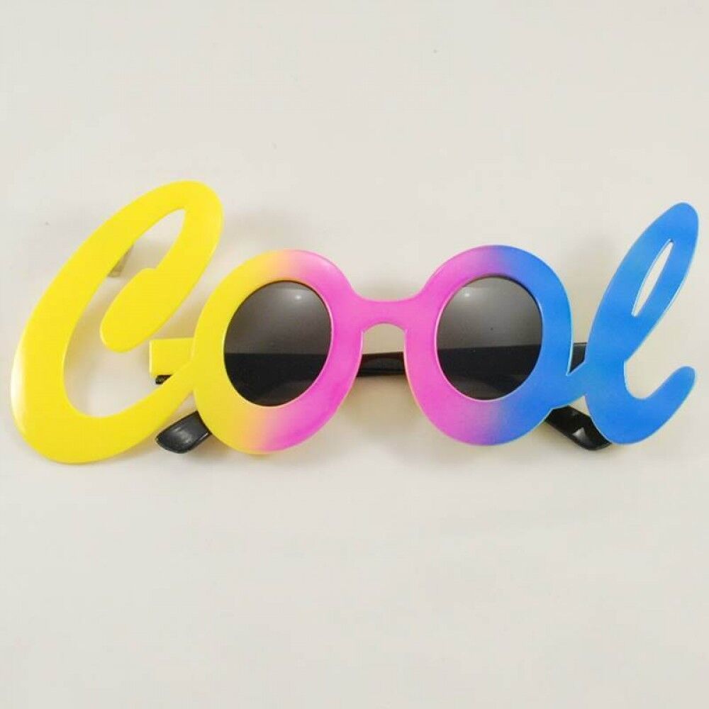 Cool Yazılı Rengarenk Parti Gözlüğü 21x8 cm (4944)