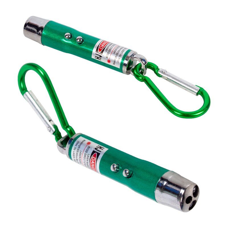 3IN1 KIRMIZI LASER POINT - PARA KONTROL VE EL FENERİ (4944)