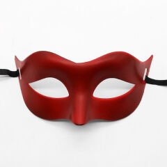 Kırmızı Renk Masquerade Kostüm Partisi Venedik Balo Maskesi (4944)
