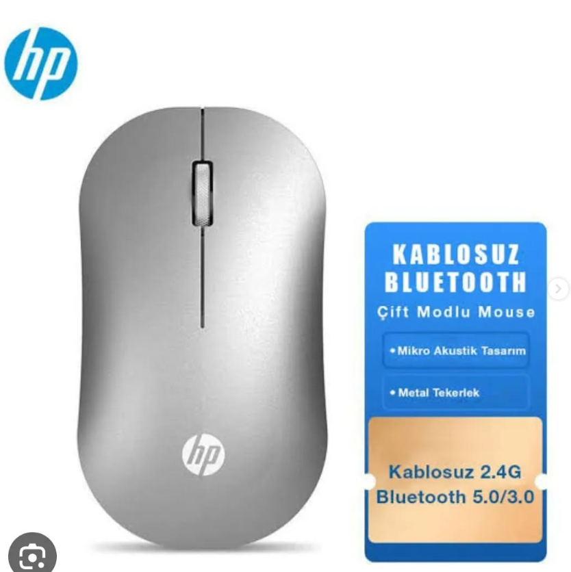 Hp Dm10 Gümüş Bluetooth Wireless Mouse