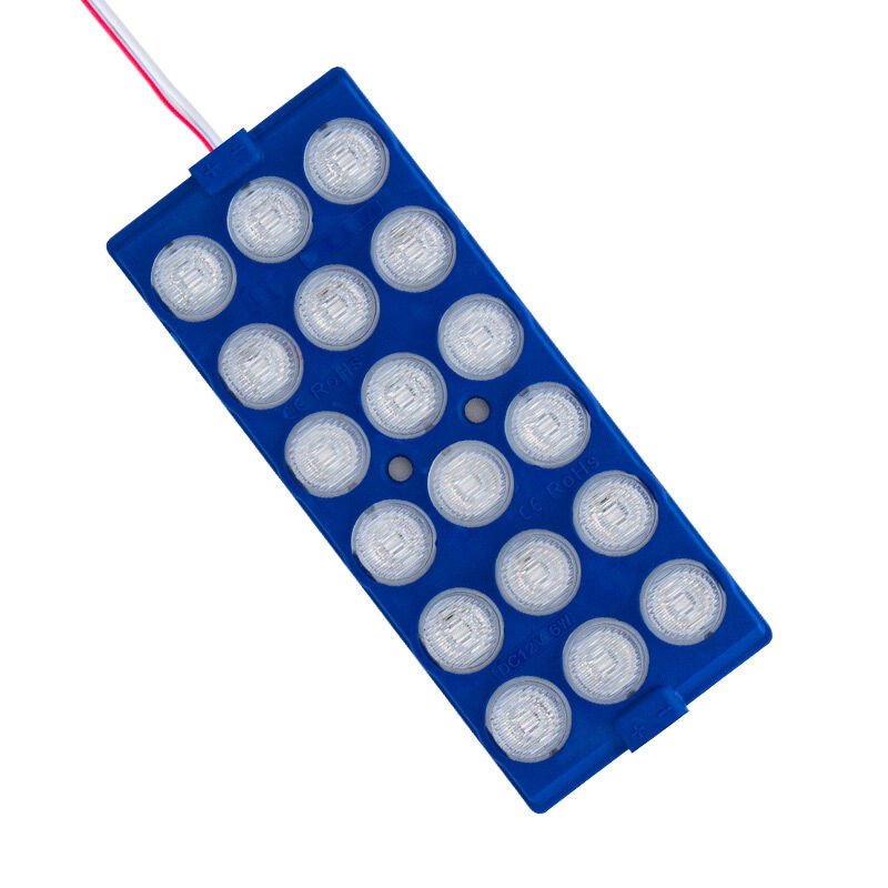 MODÜL LED 12V 6W MAVİ 18 LEDLİ YANIP SÖNEN 2Lİ PAKET 13960-2835 (FLAŞÖR) (4944)