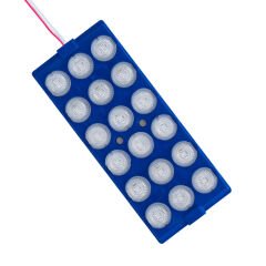 MODÜL LED 12V 6W MAVİ 18 LEDLİ YANIP SÖNEN 2Lİ PAKET 13960-2835 (FLAŞÖR) (4944)