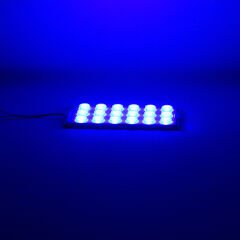 MODÜL LED 12V 6W MAVİ 18 LEDLİ YANIP SÖNEN 2Lİ PAKET 13960-2835 (FLAŞÖR) (4944)