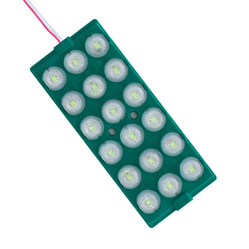 MODÜL LED 12V 6W YEŞİL 18 LEDLİ YANIP SÖNEN 2Lİ PAKET 13960-2835 (FLAŞÖR) (4944)
