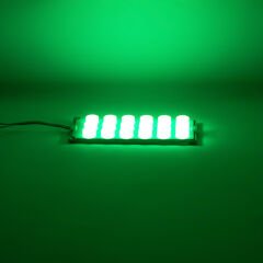 MODÜL LED 12V 6W YEŞİL 18 LEDLİ YANIP SÖNEN 2Lİ PAKET 13960-2835 (FLAŞÖR) (4944)