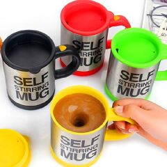 Karıştırıcı Özellikli Mikser Kupa Bardak Self Stirring Mug (4944)