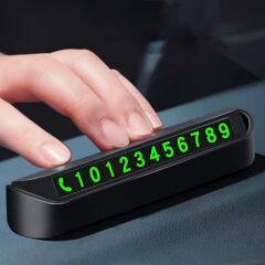 Pratik Fosforlu Telefon Numarası Yamzak İçin Araç İçi Oto Numaratör Numaralık (4944)