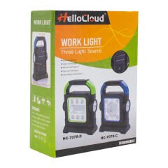 3 ÇALIŞMA MODLU COB LEDLİ SOLAR TAŞINABİLİR ŞARJLI SOLAR LAMBA (4944)